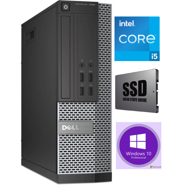 OPTIPLEX 7020 SFF i5-4570 8GB 960GB SSD Windows 10 Professional