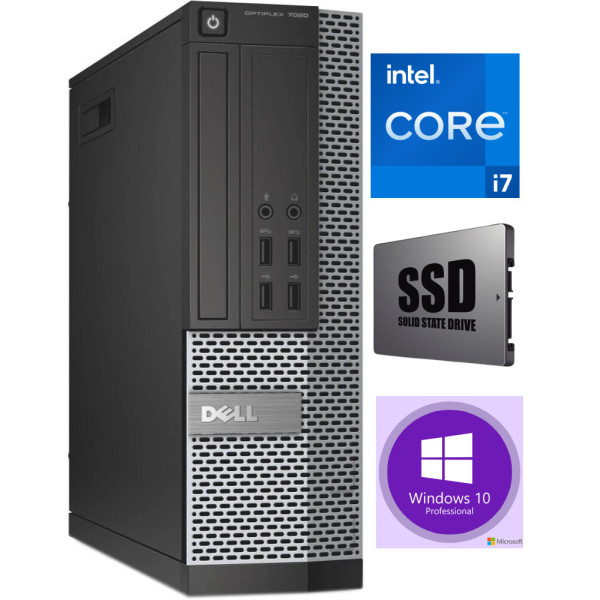 OPTIPLEX 7020 SFF i7-4770 8GB 960GB SSD Windows 10 Professional