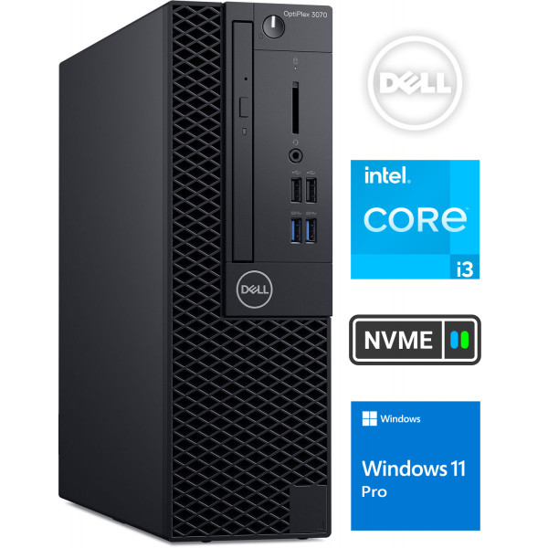 OPTIPLEX 3060 SFF i3-8100 8GB 1TB SSD Windows 11 Professional