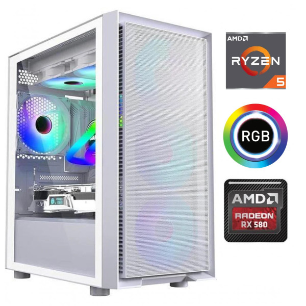 Ryzen 5 5500 32GB 256GB SSD 1TB HDD RX 580 8GB NoOS