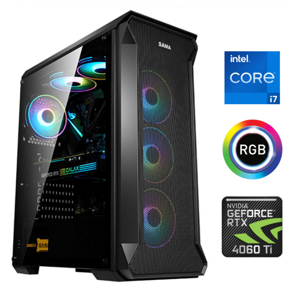 Core i7-14700F 16GB 512GB SSD RTX 4060 TI 8GB NoOS