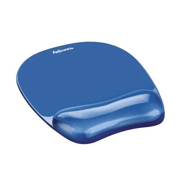 MOUSE PAD CRYSTAL GEL/BLUE 9114120 FELLOWES