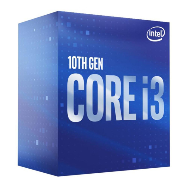 CPU INTEL Core i3 i3-10105 Comet Lake 3700 MHz Cores 4 6MB Socket LGA1200 65 Watts GPU UHD 630 BOX BX8070110105SRH3P