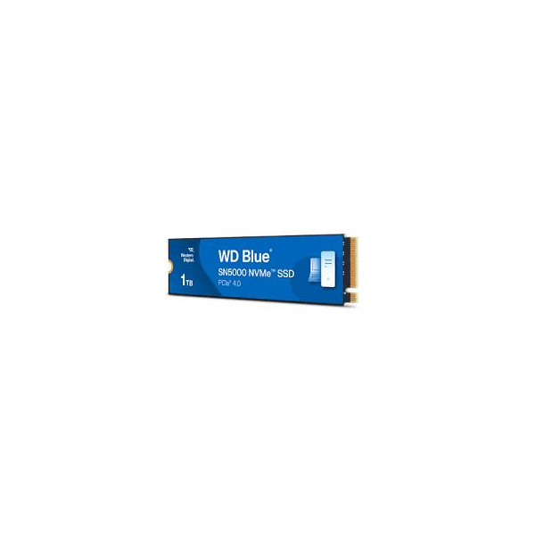 SSD WESTERN DIGITAL Blue SN5000 1TB M.2 PCIe Gen4 NVMe Write speed 4900 MBytes/sec Read speed 5150 MBytes/sec 2.38mm TBW 600 TB 