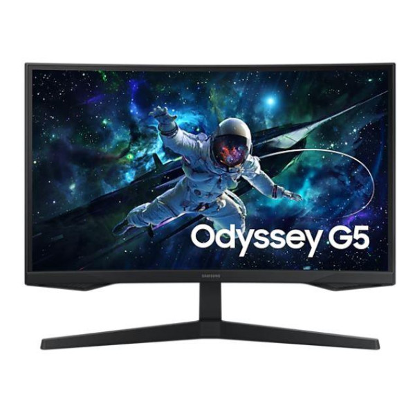 LCD Monitor SAMSUNG LS27CG552EUXEN 27" Gaming/Curved Panel VA 2560x1440 16:9 165 Hz Matte 1 ms Height adjustable Colour Black LS