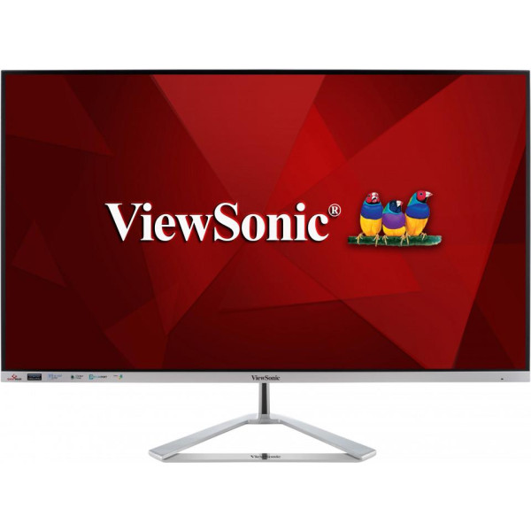 LCD Monitor VIEWSONIC VX3276-2K-MHD-2 32" Business Panel IPS 2560x1440 16:9 75Hz Matte Speakers Tilt Colour Silver VX3276-2K-MHD