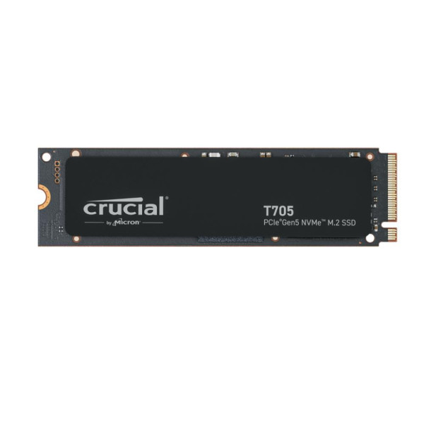 SSD CRUCIAL T705 2TB M.2 PCIe Gen5 NVMe Write speed 12700 MBytes/sec Read speed 14500 MBytes/sec TBW 1200 TB CT2000T705SSD3