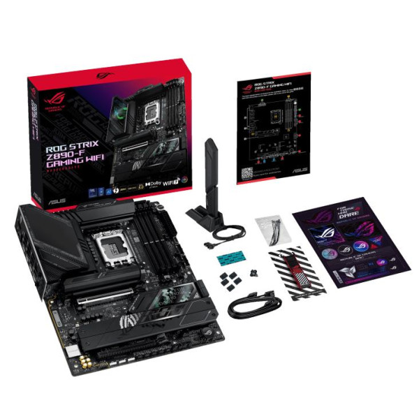 Mainboard ASUS Intel Z890 LGA1851 ATX Memory DDR5 Memory slots 4 1xPCI-Express 4.0 16x 1xPCI-Express 5.0 16x 5xM.2 1xHDMI 1xDisp