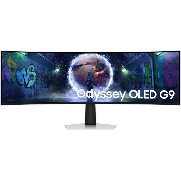 Monitor SAMSUNG Odyssey G9 G93SD 49" Gaming/Curved Panel OLED 5120x1440 32:9 240 Hz 0.03 ms Colour White LS49DG934SUXEN