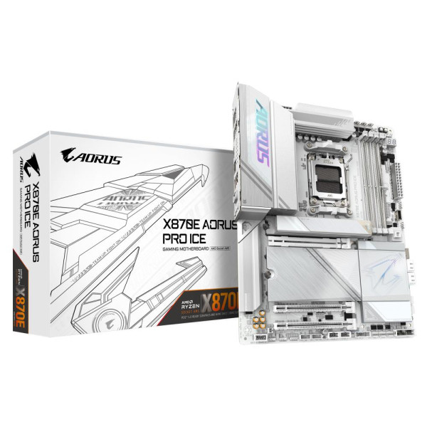 Mainboard GIGABYTE AMD X870E SAM5 ATX Memory DDR5 Memory slots 4 1xPCI-Express 3.0 4x 1xPCI-Express 4.0 4x	 1xPCI-Express 5.0 16