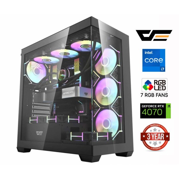 Core i7-12700F 16GB 1TB SSD 2TB HDD RTX 4070 12GB NoOs