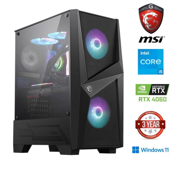 Core i5-12400F 8GB 1TB SSD RTX 4060 Windows 11