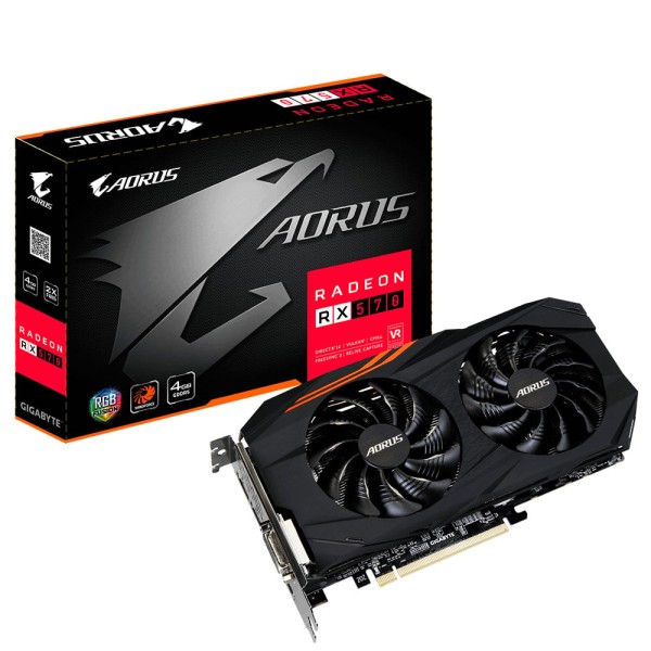 Gigabyte AORUS Radeon RX 570 4GB GDDR5 Lietota COPY