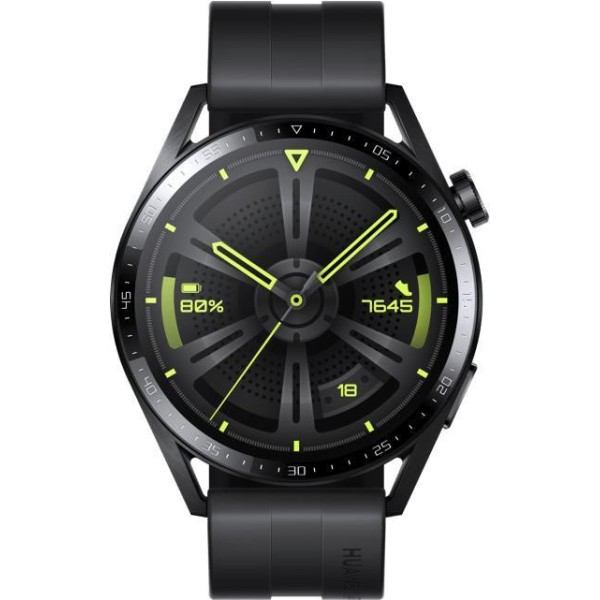 HUAWEI WATCH GT 3 (46MM) BLACK WITH BLACK SPORT STRAP