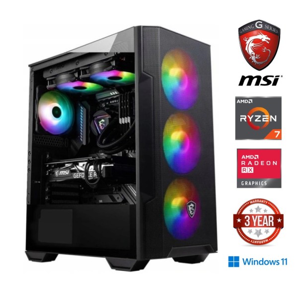 Ryzen 7 5700G 32GB 512GB SSD 2TB HDD RX 5700 XT Windows 11