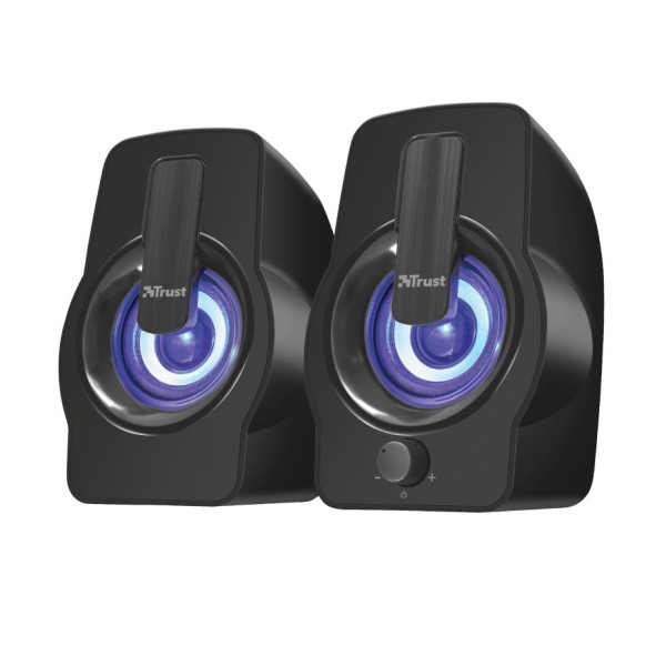 Speaker TRUST Gemi RGB P.M.P.O. 12 Watts 1xAudio-In Black 22948