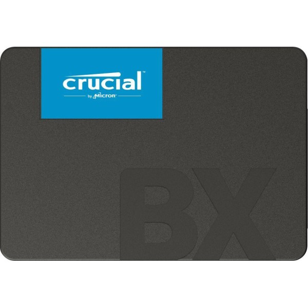 SSD CRUCIAL BX500 240GB SATA 3.0 Write speed 500 MBytes/sec Read speed 540 MBytes/sec 2,5" TBW 80 TB MTBF 1500000 hours CT240BX5