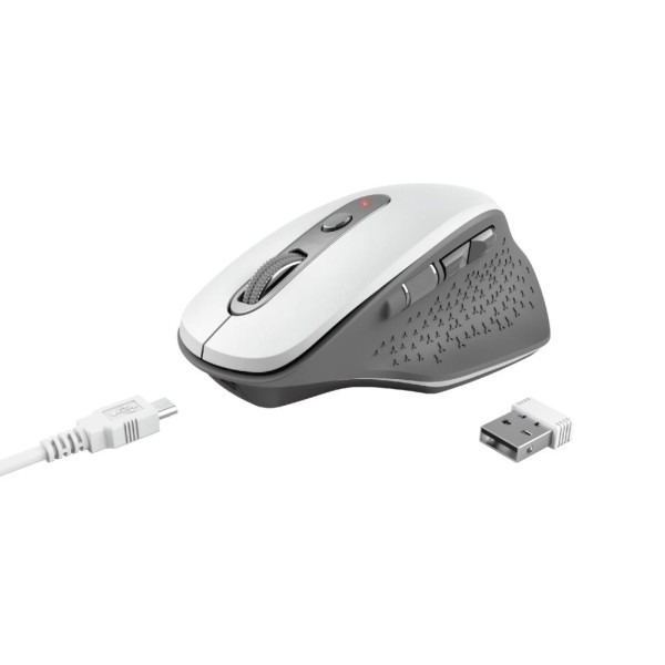 MOUSE USB OPTICAL WRL/OZAA WHITE 24035 TRUST