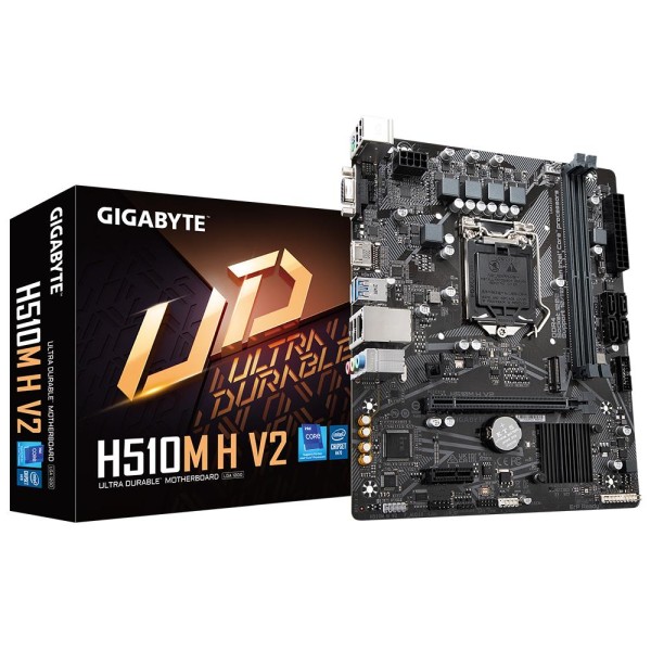 Mainboard GIGABYTE Intel H470 Express LGA1200 Micro-ATX Memory DDR4 1xPCI-Express 1x 1xPCI-Express 16x 1xM.2 1x15pin D-sub 1xHDM