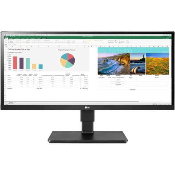 LCD Monitor LG 29BN650-B 29" 21 : 9 Panel IPS 2560x1080 21:9 75Hz 5 ms Speakers Pivot Height adjustable Tilt Colour Black 29BN65