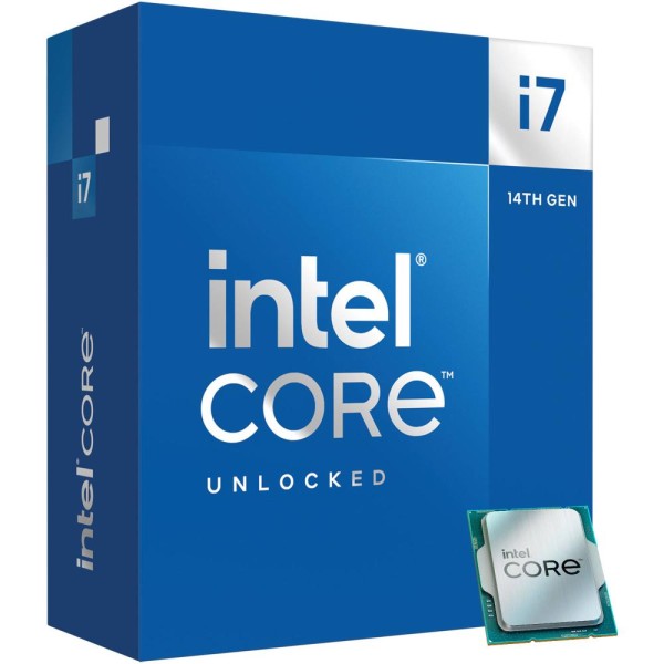 CPU INTEL Desktop Core i7 i7-14700K Raptor Lake 3400 MHz Cores 20 33MB Socket LGA1700 125 Watts GPU UHD 770 BOX BX8071514700KSRN