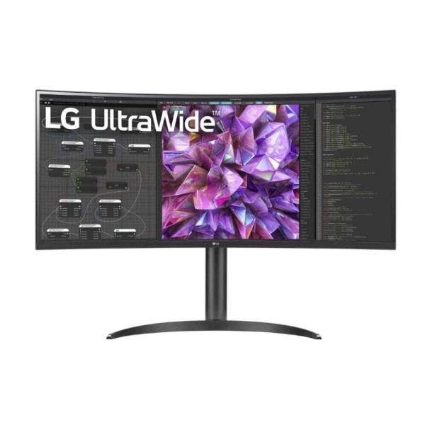 LCD Monitor LG 34WQ75C-B 34" Curved/21 : 9 Panel IPS 3440x1440 21:9 5 ms Speakers Height adjustable Tilt 34WQ75C-B