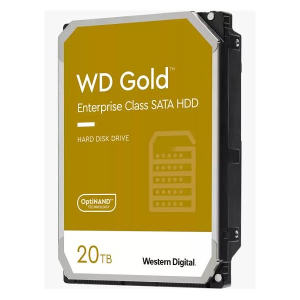 HDD WESTERN DIGITAL Gold WD202KRYZ 20TB SATA 512 MB 7200 rpm 3,5" WD202KRYZ