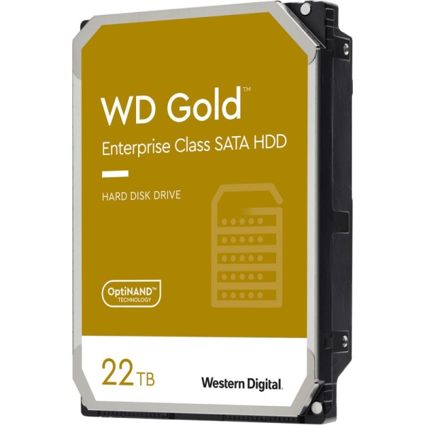 HDD WESTERN DIGITAL Gold 22TB SATA 512 MB 7200 rpm 3,5" WD221KRYZ