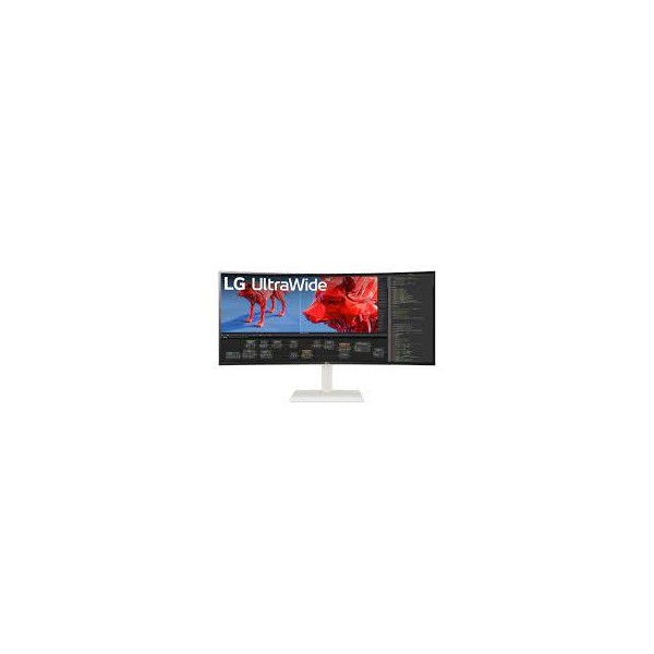 LCD Monitor LG 38WR85QC-W 37.5" Business/Curved/21 : 9 Panel IPS 3840x1600 21:9 144 Hz 1 ms Colour White 38WR85QC-W