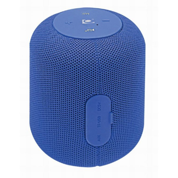 Portable Speaker GEMBIRD Portable/Wireless 1xMicroSD Card Slot Bluetooth Blue SPK-BT-15-B