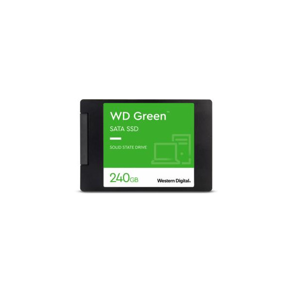 SSD WESTERN DIGITAL Green 240GB SATA 3.0 SLC Read speed 545 MBytes/sec 2,5" MTBF 1000000 hours WDS240G3G0A