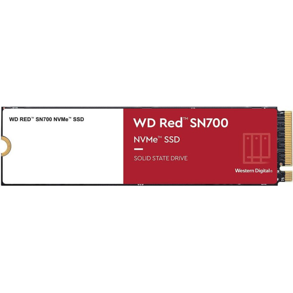 SSD WESTERN DIGITAL Red SN700 250GB M.2 PCIE NVMe Write speed 1600 MBytes/sec Read speed 3100 MBytes/sec TBW 500 TB WDS250G1R0C