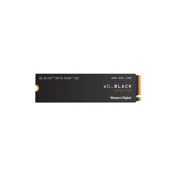 SSD WESTERN DIGITAL Black SN770 500GB M.2 PCIe Gen4 NVMe Write speed 4000 MBytes/sec Read speed 5000 MBytes/sec WDS500G3X0E