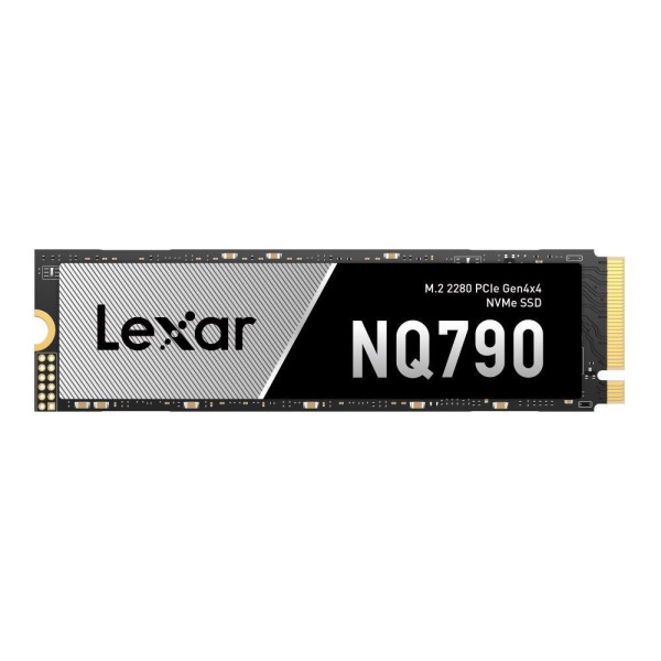 SSD LEXAR NQ790 1TB Heatsink M.2 PCIe Gen4 NVMe Write speed 6000 MBytes/sec Read speed 7000 MBytes/sec TBW 600 TB MTBF 150000 ho