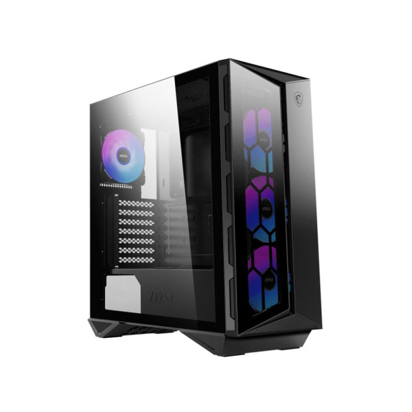 Case MSI MPG GUNGNIR 110R MidiTower Case product features Transparent panel Not included ATX MicroATX MiniITX Colour Black MPGGU