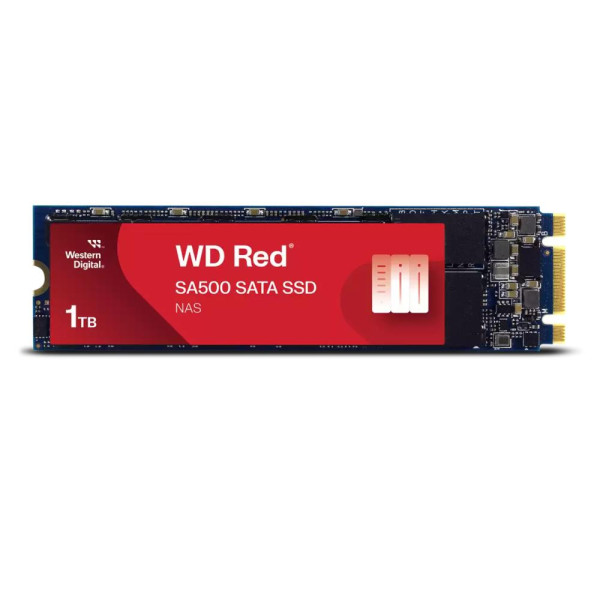 SSD WESTERN DIGITAL Red SA500 1TB M.2 SATA 3.0 Write speed 530 MBytes/sec Read speed 560 MBytes/sec 2.38mm TBW 600 TB MTBF 20000