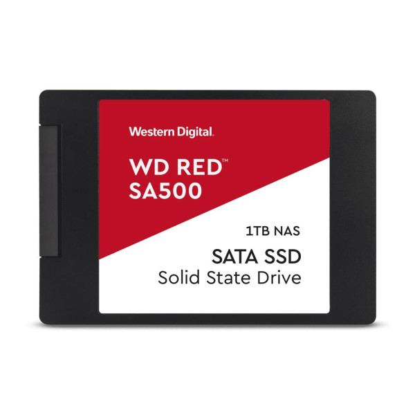 SSD WESTERN DIGITAL Red SA500 1TB SATA 3.0 Write speed 530 MBytes/sec Read speed 560 MBytes/sec 2,5" TBW 600 TB MTBF 2000000 hou