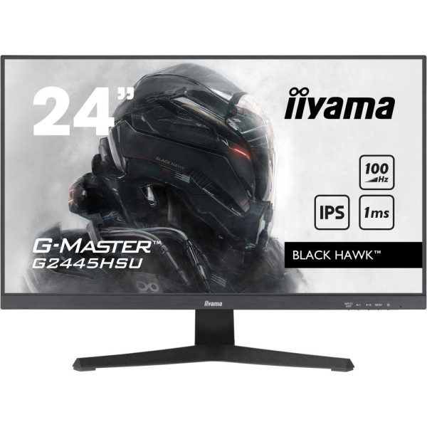 LCD Monitor IIYAMA G2445HSU-B1 24" Panel IPS 1920x1080 16:9 100Hz Matte 1 ms Speakers Tilt Colour Black G2445HSU-B1