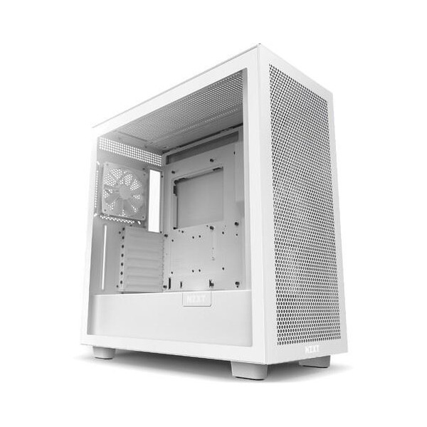 Case NZXT H7 Flow MidiTower ATX EATX MicroATX MiniITX Colour White CM-H72FW-01