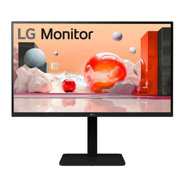 LCD Monitor LG 27" Panel IPS 1920x1080 16:9 100Hz Matte Speakers Swivel Pivot Height adjustable Tilt Colour Black 27BA550-B