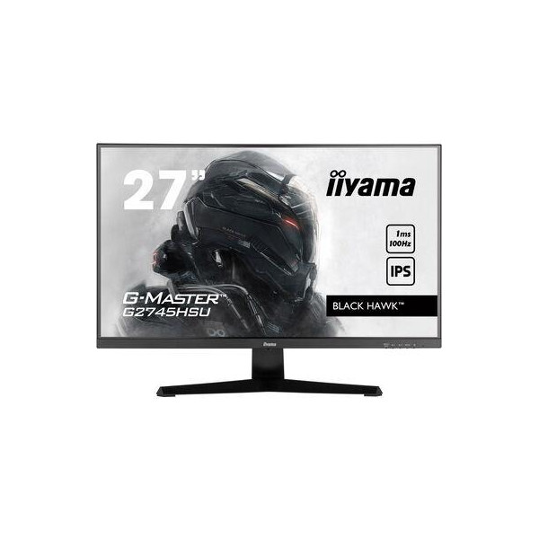 LCD Monitor IIYAMA 27" Gaming Panel IPS 1920x1080 16:9 100Hz Matte 1 ms Speakers Tilt Colour Black G2745HSU-B1