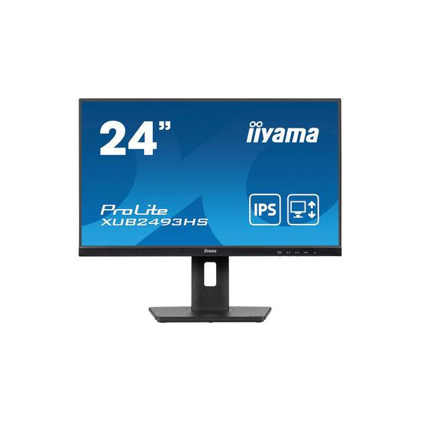 LCD Monitor IIYAMA 23.8" Business Panel IPS 1920x1080 16:9 100Hz Matte 0.5 ms Speakers Swivel Pivot Height adjustable Tilt Colou