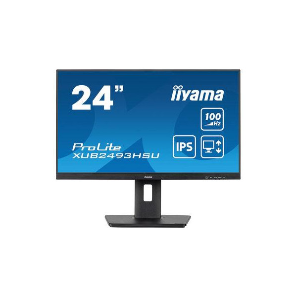 LCD Monitor IIYAMA 23.8" Business Panel IPS 1920x1080 16:9 100Hz Matte 1 ms Speakers Swivel Pivot Height adjustable Tilt XUB2493