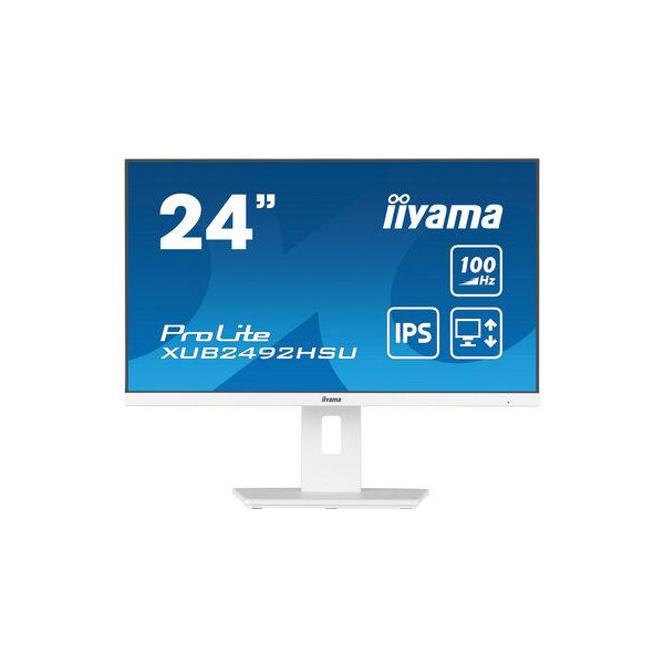 LCD Monitor IIYAMA 23.8" Business Panel IPS 1920x1080 16:9 100Hz Matte 0.4 ms Speakers Swivel Pivot Height adjustable Tilt XUB24