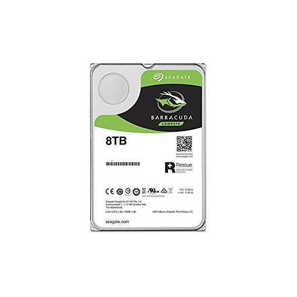 HDD SEAGATE Barracuda 8TB SATA 3.0 256 MB 5400 rpm Discs/Heads 4/8 3,5" ST8000DM004