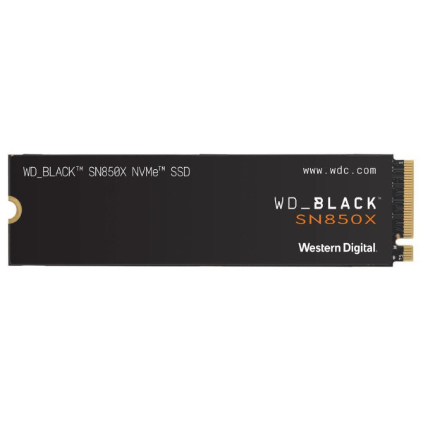 SSD WESTERN DIGITAL Black SN850X 2TB M.2 PCIE NVMe Write speed 6600 MBytes/sec Read speed 7300 MBytes/sec 2.38mm TBW 1200 TB WDS