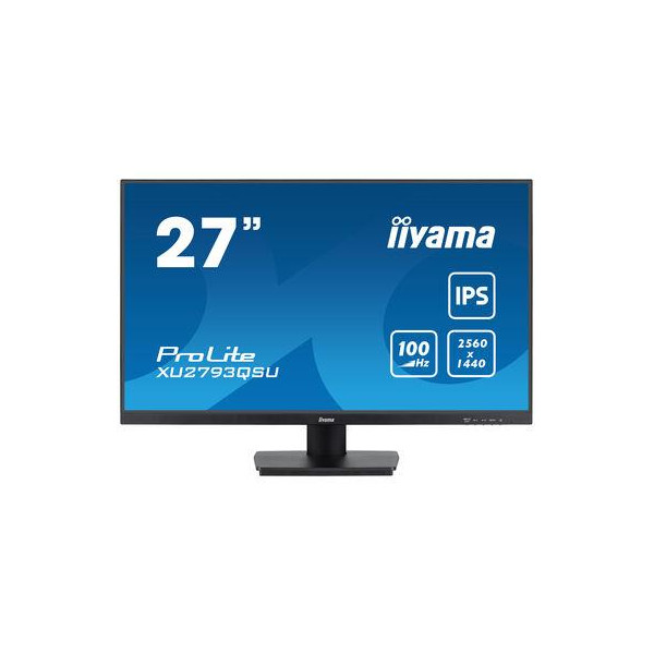 LCD Monitor IIYAMA 27" Business Panel IPS 2560x1440 16:9 100Hz Matte 1 ms Speakers Tilt Colour Black XU2793QSU-B6