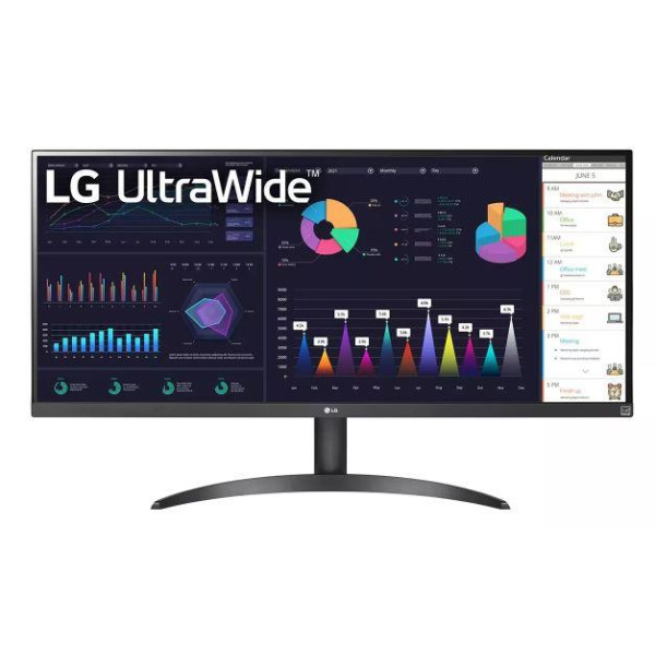 LCD Monitor LG 34WQ500-B 34" Business/21 : 9 Panel IPS 2560x1080 21:9 100hz Matte 5 ms Tilt Colour Black 34WQ500-B