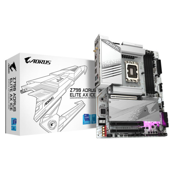 Mainboard GIGABYTE Intel Z790 LGA1700 ATX Memory DDR5 Memory slots 4 1xPCI-Express 3.0 16x 1xPCI-Express 4.0 16x 1xPCI-Express 5