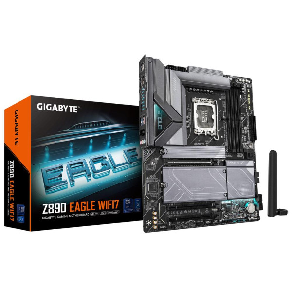 Mainboard GIGABYTE Intel Z890 LGA1851 ATX Memory DDR5 Memory slots 4 2xPCI-Express 4.0 4x	 1xPCI-Express 5.0 16x 4xM.2 1xDisplay